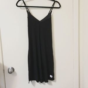 Black soft nightgown/slip dress